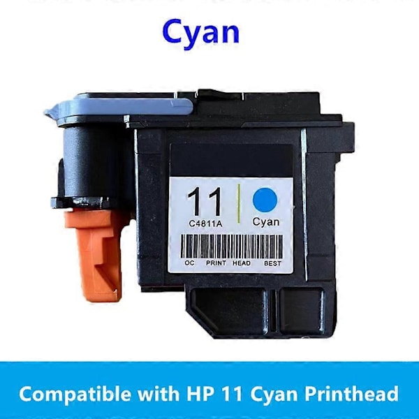 Til HP 11 Printhoved HP11 C4810A C4811A C4812A C4813A Printhoved til HP 500 800 510 100 110 111 120 1000 1100 1200 1PCS Cyan