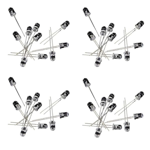 40 stk. 5 mm IR LED infrarød lysdiode.