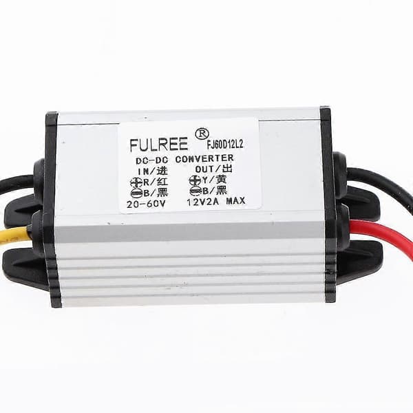 DC/DC-omformer 20-60V til 12V 2A 24W strømforsyningsmodul