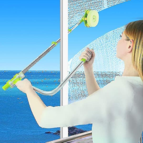 Telescopic Window Cleaner - U-shaped Scraper Easy to Reach External Window Washer_Super Gift