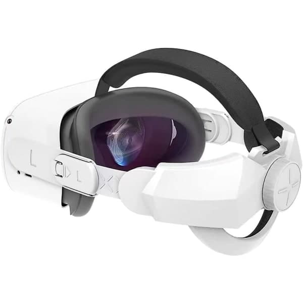 Elite hovedbånd kompatibelt med Oculus Quest 2 tilbehør justerbart reducerer hovedtryk komfort Vr-spil