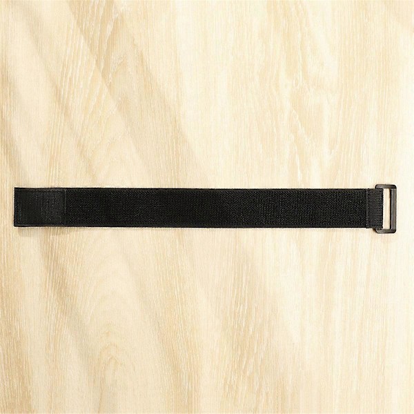 25x600mm 10-Dels Elastisk Armstropp Myk Elastisk Elastisk Feste Vanntett Veske Elastisk Spenne Str Black