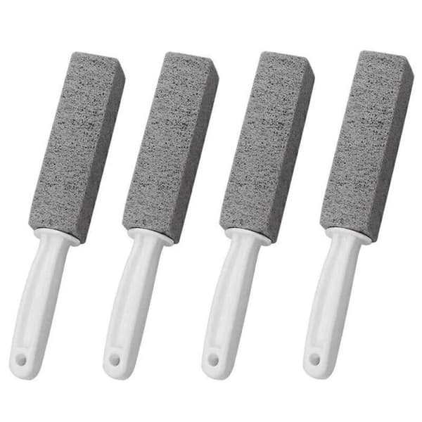 Toalettrengjøringsbørste - Ergonomisk håndtak - Pimpstein - Ringfjerner - For dype flekker