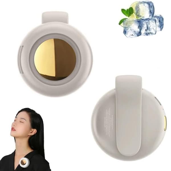 Lille clip-on ventilator, mini vortex ventilator til clip-on ventilatorstørrelse (Hvid)