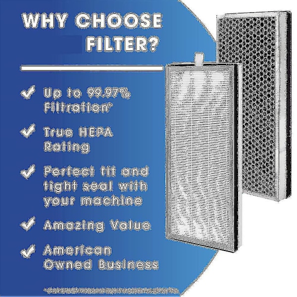 Ma-40 Luftrenser H13 Hepa Filter Til Medify Ma-40 Luftrenser - Snngv