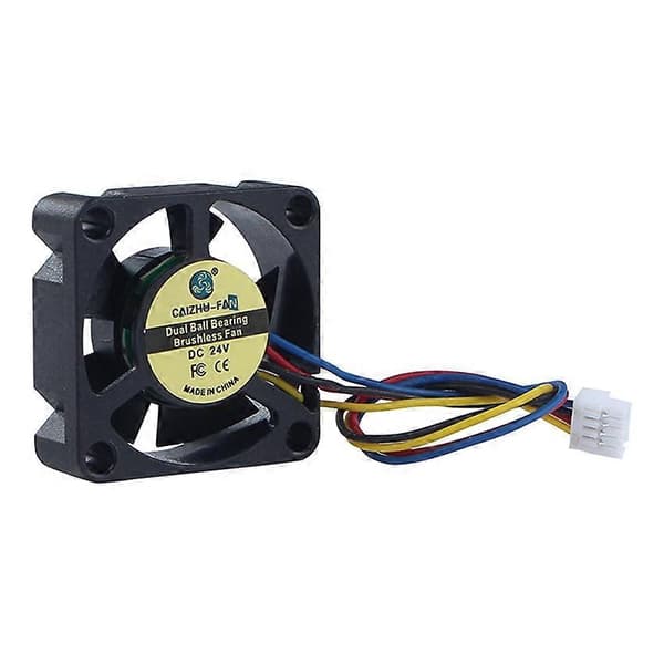 24V Dual Ball Ekstruder Hals Varmeafledning Køleventilator 3D Printer Tilbehør til K2 PLUS 3010
