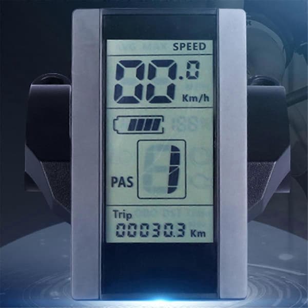 Elcykler 800S LCD Navigationsmåler til Central Motor BBS01 BBS02 CAN Protokol Måler Bluetooth Display Black