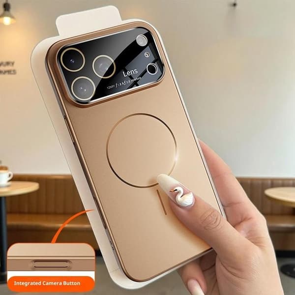 Mobilskall til iPhone 17 Pro MagSafe Skin Touch - Gull Guld 67