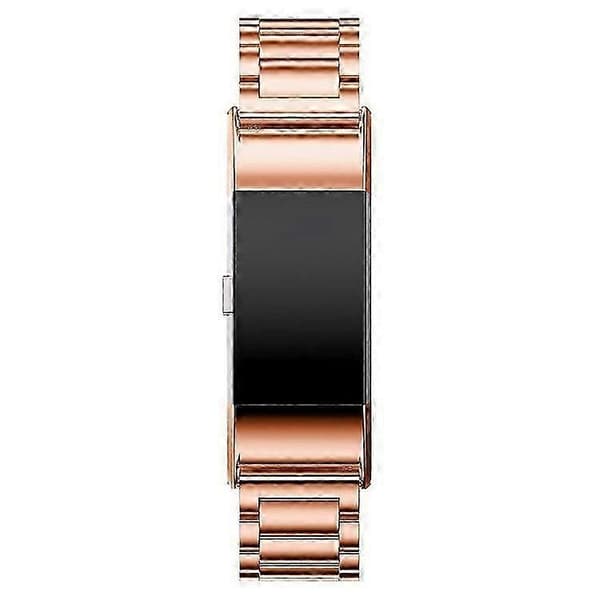 316L Rustfrit Stål Urrem til Fitbit Charge 2 PinkGold