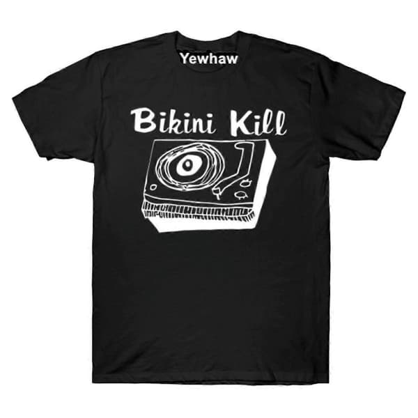 Bikini Kill Band T-skjorte Black L