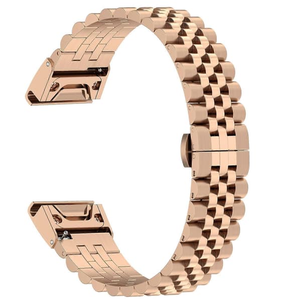 Til Garmin Fenix 7S Urremme Multicolor Rose Gold