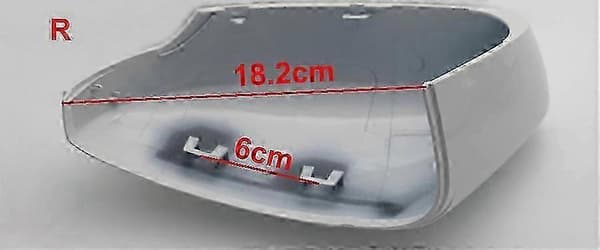 Sidespejlhus sæt til Skoda Rapid, fabriksstil 1pcs black left