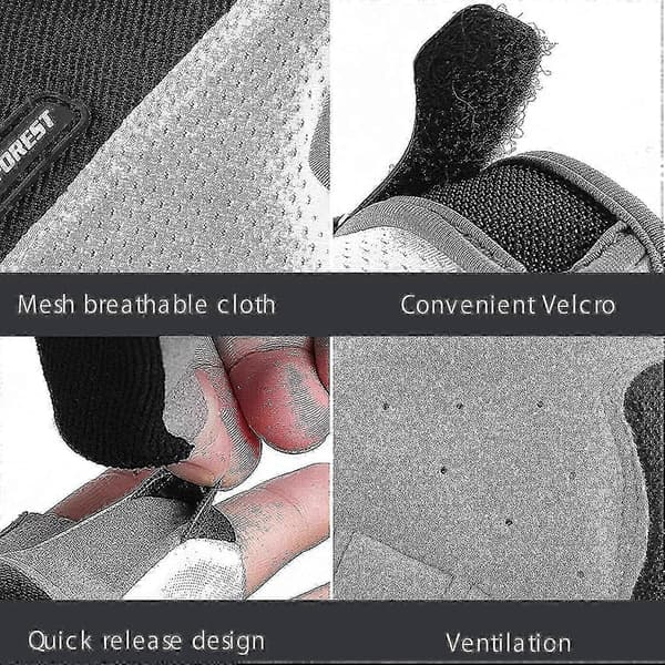 Andningsbara roddhandskar fingerlös design kajaksegling vandring black M