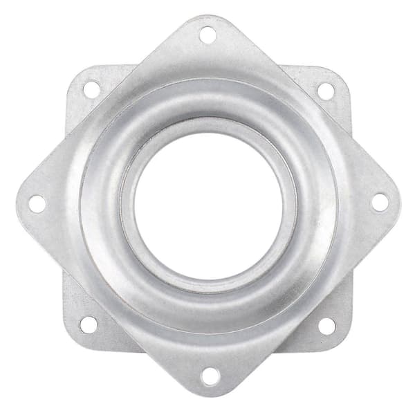 2X Lazy Susan kulelager metall svingplate - 72 x 9 mm Silver