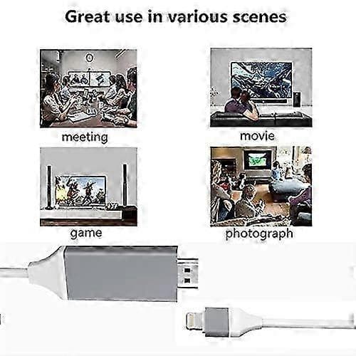 2025 Model Lightning til HDMI-konverter med 2K-understøttelse og digitale AV-funktioner