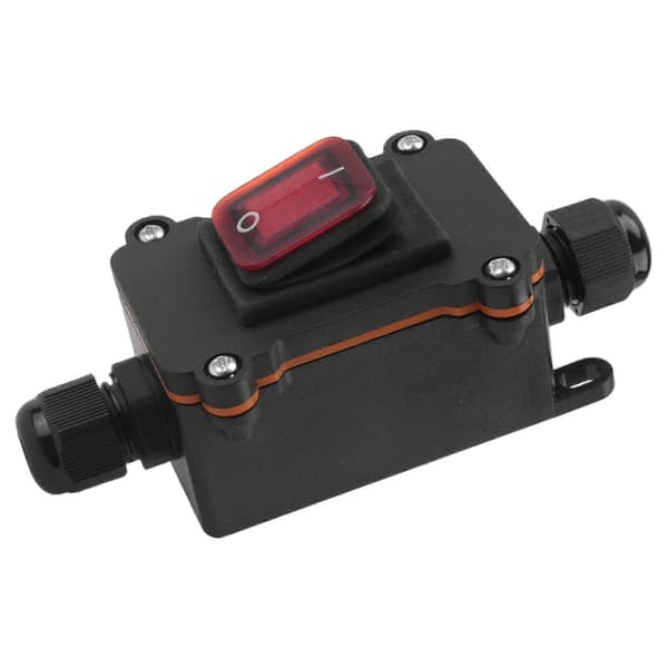 IP67 Vandtæt Inline Afbryder 12V DC 20A Højstrøms Vandtæt Afbryder