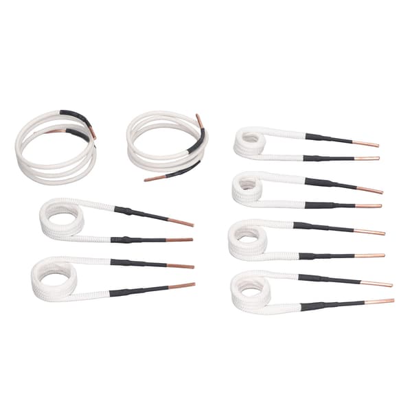 8pcs Brass Core Induction Heater Coil 3mm Set for Bolt and Nut Removal
