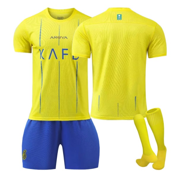 23-24 Hem Riyadh Victory Fotbollssatser - Fotbollströja Set No + strumpor XL