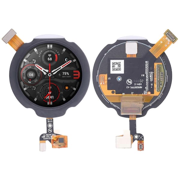 Til Amazfit T-Rex Pro KOMPATIBEL LCD-skærm med Digitizer Fuld Montering Not Specified