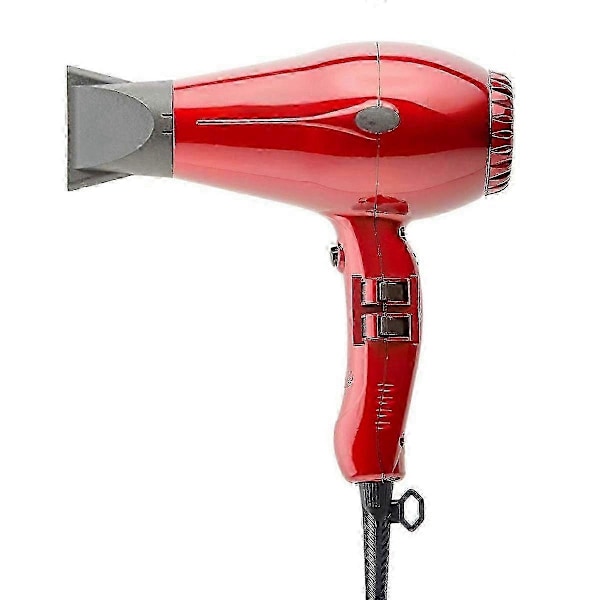2025 Senaste Modell Parlux Parlux Eco Friendly 3800 Hårtork, röd (parlux3800)