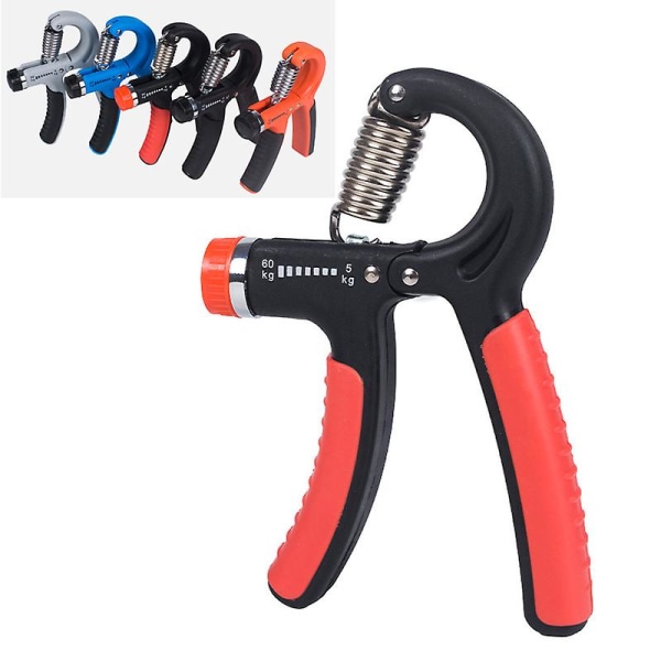 Counting Grip Strengthener Hand Trainer Justerbar Grip Strength Trainer Underarm Wrist Trainer Grip Strengthener Red
