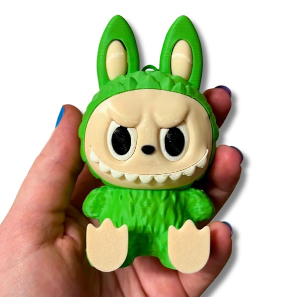 Labubu Pop Mart Monsters Spännande Bordsfigur Leksak Grön M Green m