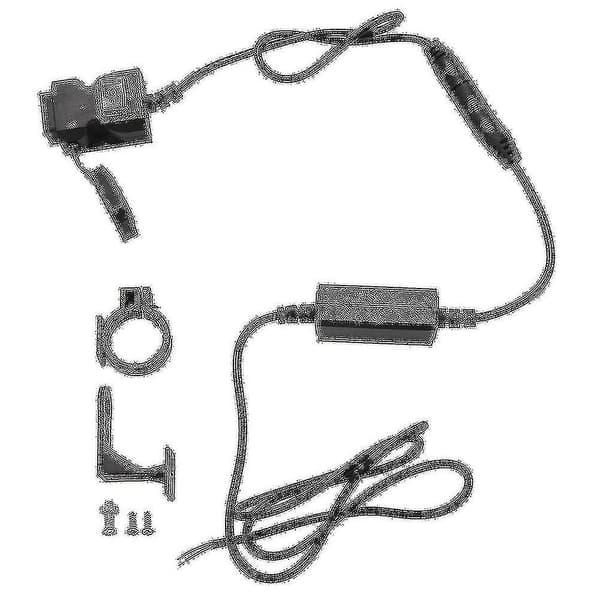 12v Waterproof Motorcycle Dual-USB Charger Socket Adapter Outlet