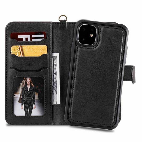 iPhone 11 Practical Case with Magnetic Shell 6-Compartment Winston V2 Svart black
