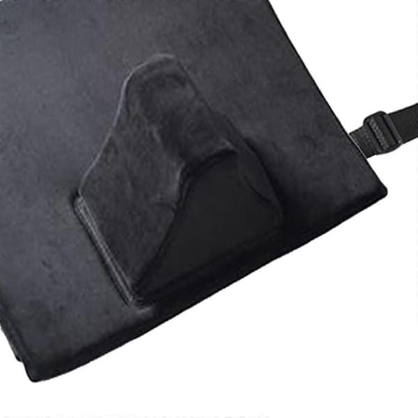 Rullestol Sitteputematte med stropper Avtakbar knott Høy ytelse Black