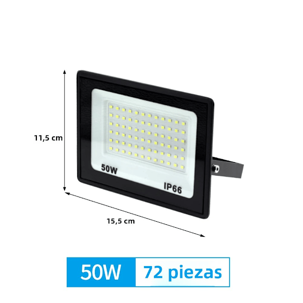 Hög Ljusstyrka LED Strålkastare 100W 200W 300W IP66 Vattentät Strålkastare För Trädgård Gata Utomhusbelysning 50W