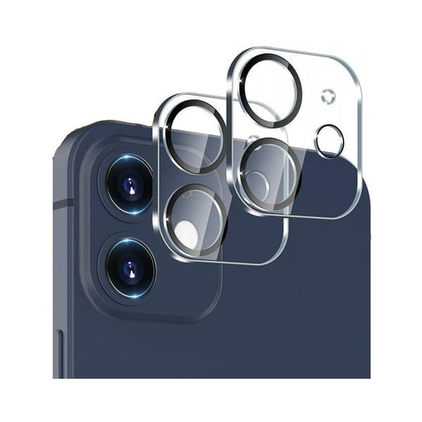 2-pack Kompatibel med iPhone 12 Linsskydd Härdat Glas Transparent 12