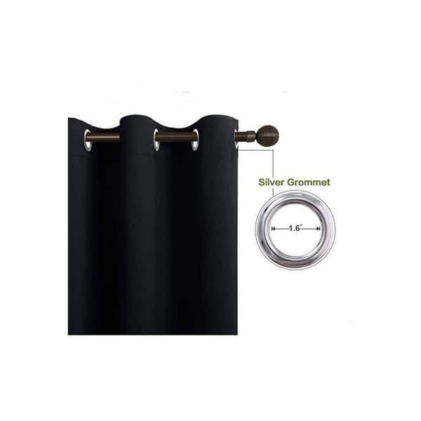 1 öljettsgardin, värmeisolering, mörkläggande, polyester, vardagsrum sovrum.