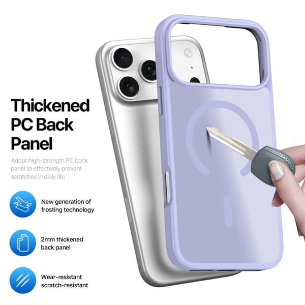 DUX DUCIS Yind Series Mobile Case for iPhone 17 Pro TPU + PC - Purple