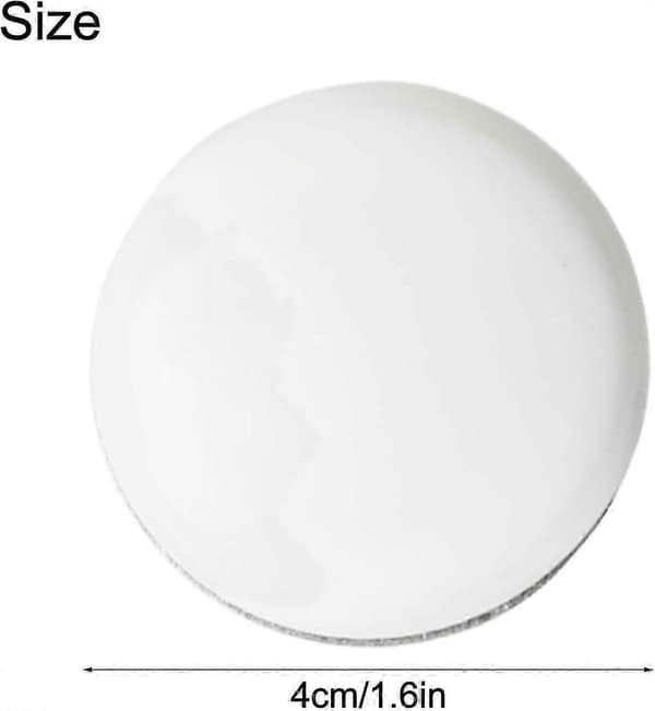 Magnetiska duschdraperivikter, set om 8 ABS vindtäta klämmor för badrumsfoder, dukar, flaggor (vit)