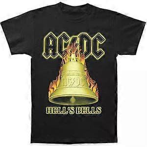 AC/DC Hells Bells T-shirt Klassisk ROCKINSTONE XL