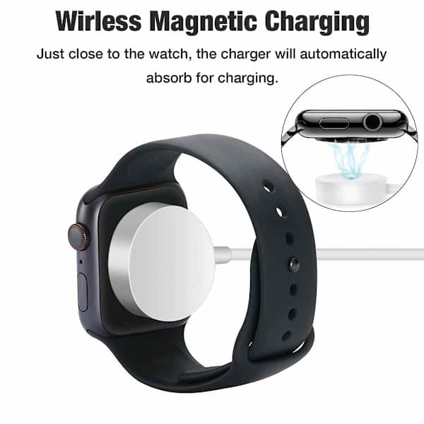 Lader Apple Watch USB C Hurtiglading SmartWatch 1 METER
