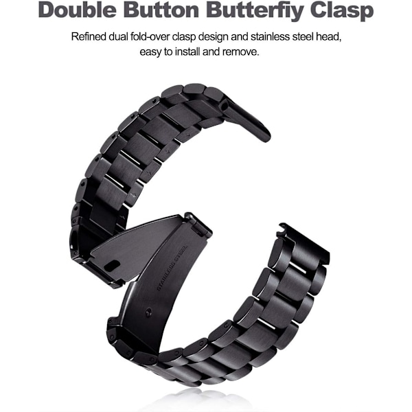 Armband för Gear S3 Frontier/Galaxy Watch 46mm/Galaxy Watch 3