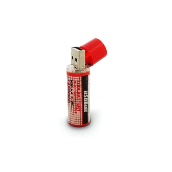 Ekonomiskt AA-batteri, laddningsbart via USB