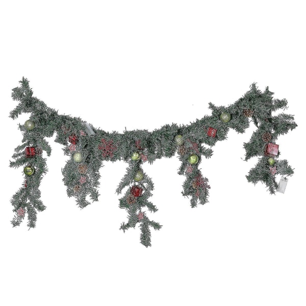 Holiday Ornaments Led Light Up konstgjorda julgransljus med små presenter julkulor