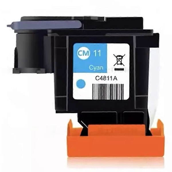 C4810A C4811A C4812A C4813A Fire Farve Printhoved til HP Business Inkjet 2250 2200 1000 Printer - Bla Multicolor Cyan
