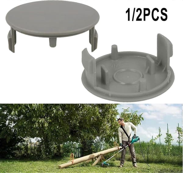 2 stk. erstatningsspoledeksel kompatibelt med Bosch AFS 23-37 gresstrimmer hagekantklipperdeler 1pc