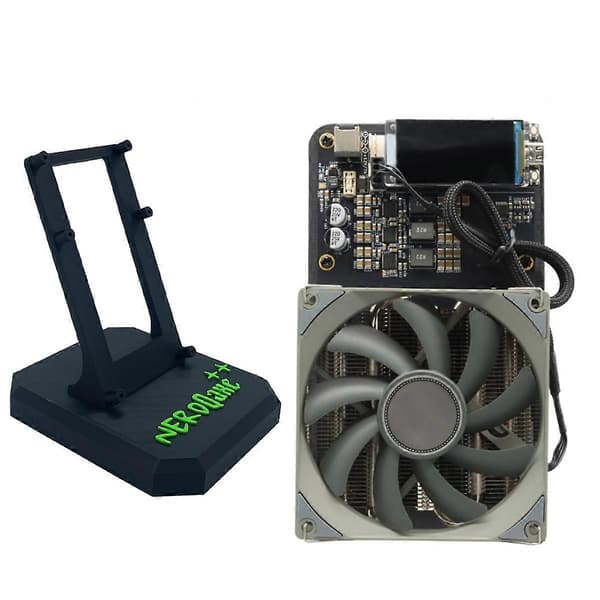 Til Nerdqaxe++ 4.8TH/S ASIC Miner Beslag 3D Printer Stand til Nerdqaxe ++ 901 Crypto Miner Stand