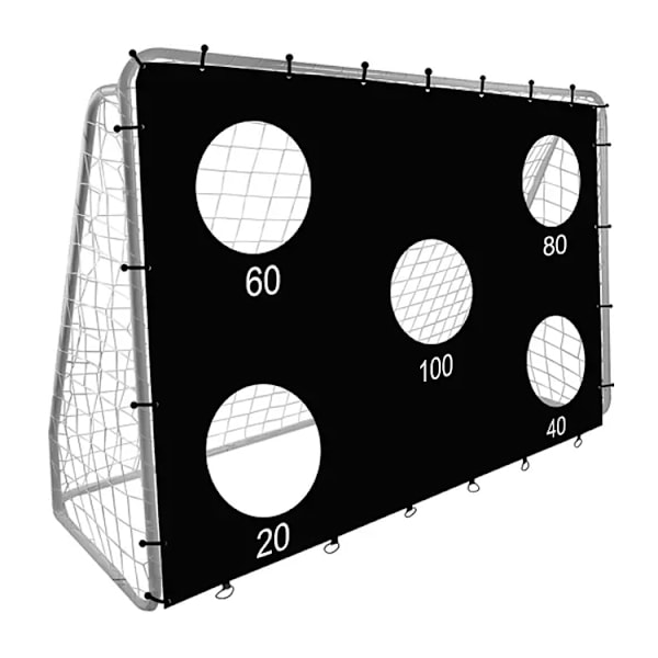 Metal Fodboldmål med Præcisionsdug - 240x170cm Multicolor multifärg