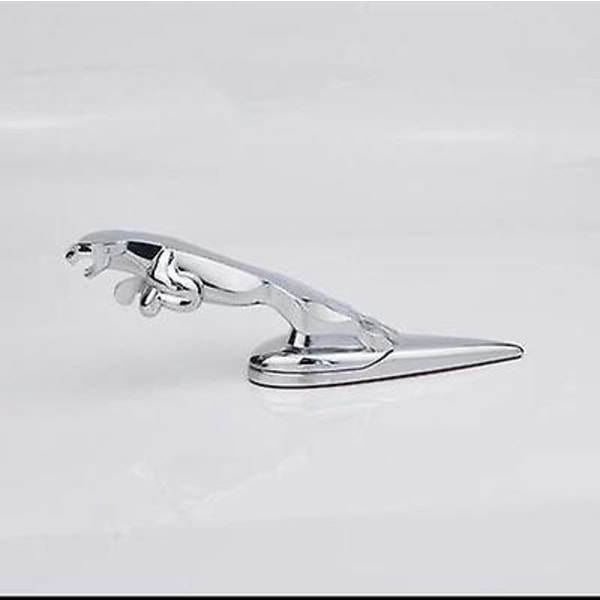 Passende Kompatibel med Jaguar 3d emblem bil front hjelm dekorativ bil hjelm krom ørne emblem bil tilbehør