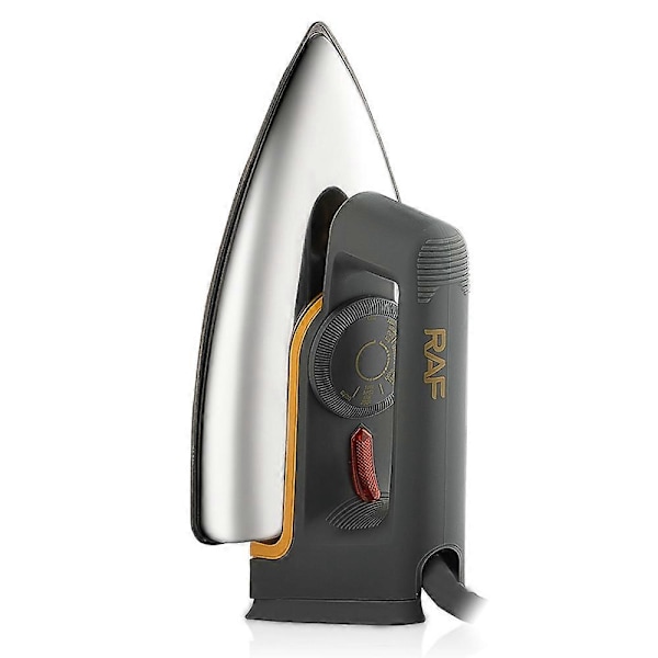 RAF R.1108 1600W Klassisk Elektrisk Tør Strygejern Rustfri Stål Sål Plade Hjem Strygemaskine, EU Stik