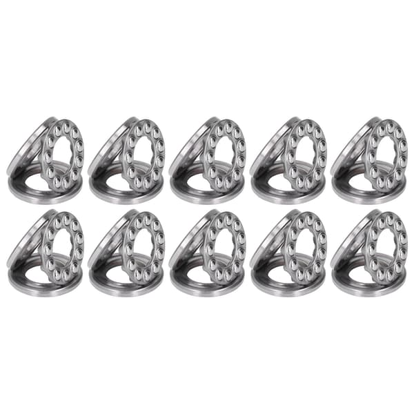 10 Pcs Thrust Ball Bearings One-Way 51203 Replacement Set for Equipment