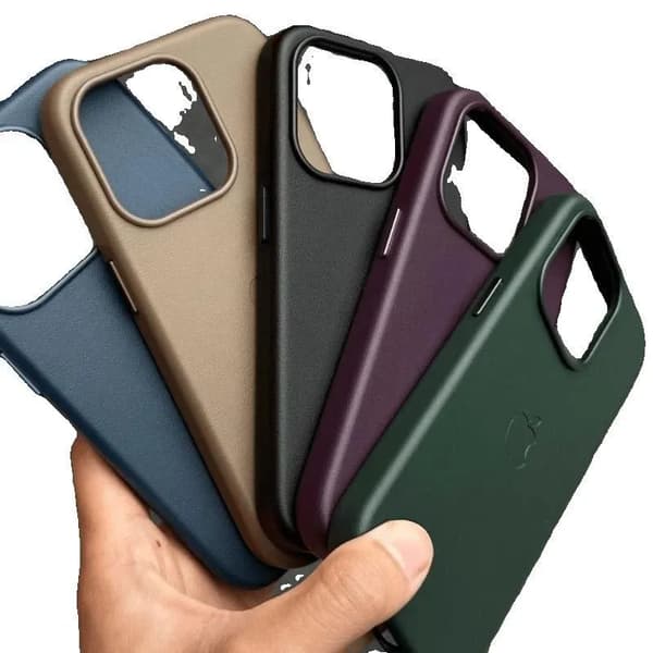 Läderfodral för iPhone 13 Mini med MagSafe Sequoia Green
