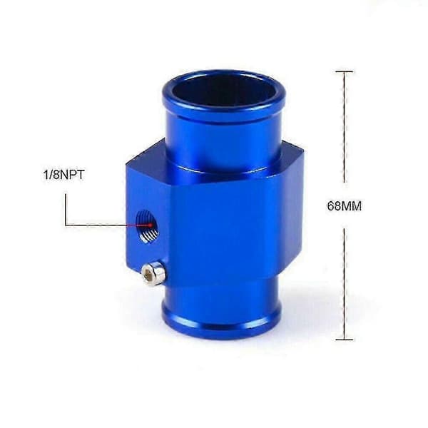 En 40 mm bil vandtemperatur sensor måler og radiator slange samlerør adapter.