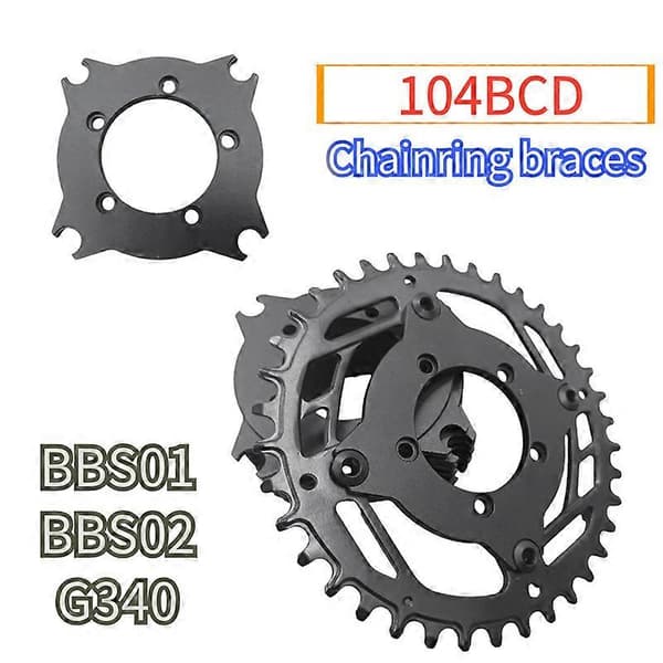 104BCD Kædering Spider Converter til Bafang- 41 Metal