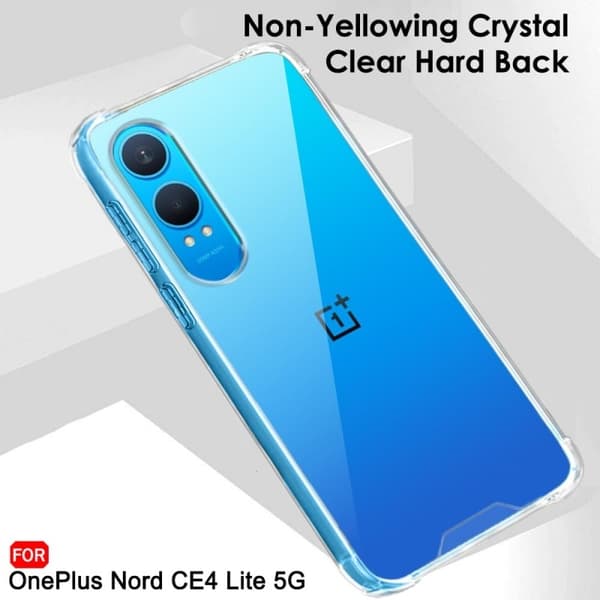 OnePlus Nord CE4 Lite 5G Støtsikkert deksel med forsterkede hjørner